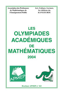 Image du produit Les olympiades académiques de mathématiques 2004