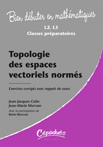 Image du produit Topologie des espaces vectoriels normés 