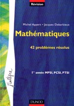 Image du produit Mathmatiques 42 problmes rsolus