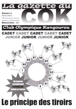 Image du produit Gazette du club Olympique Kangourou Cadet & junior N°4