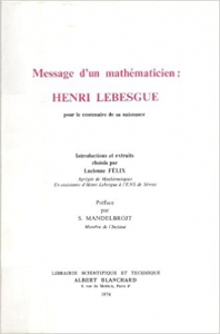 Image du produit Message d'un mathmaticien, Henri Lebesgue