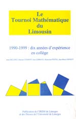 Image du produit Le Tournoi Mathématique du Limousin 1990-1999