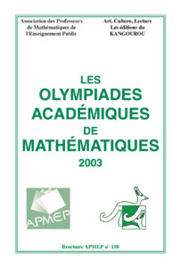 Image du produit Olympiades acad�miques de 1�re (2003) 