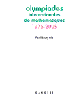 Image du produit Olympiades internationales de mathmatiques 1976-2005