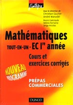 Image du produit Mathmatiques TOUT-EN- UN . EC 1re anne 